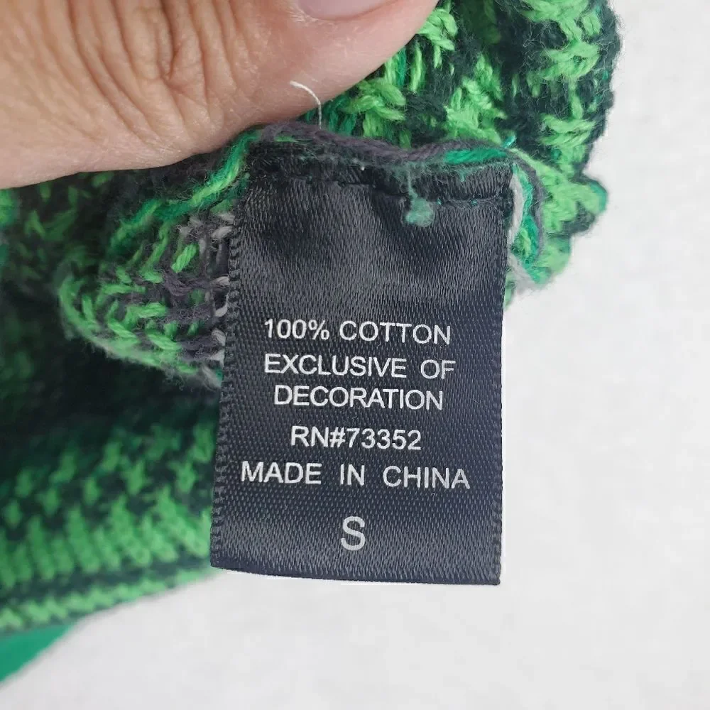 Blizzard Bay Men's or Women's Festive Koala 100% Cotton Sweater, Green  Unisex S